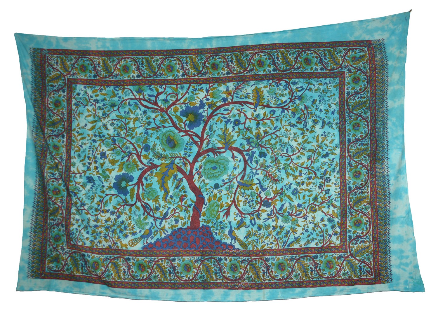 Dekotuch Tagesdecke Wandbehang Lebensbaum Tree of Life